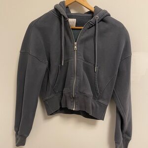 Abercrombie & Fitch Charcoal Hoodie Jacket